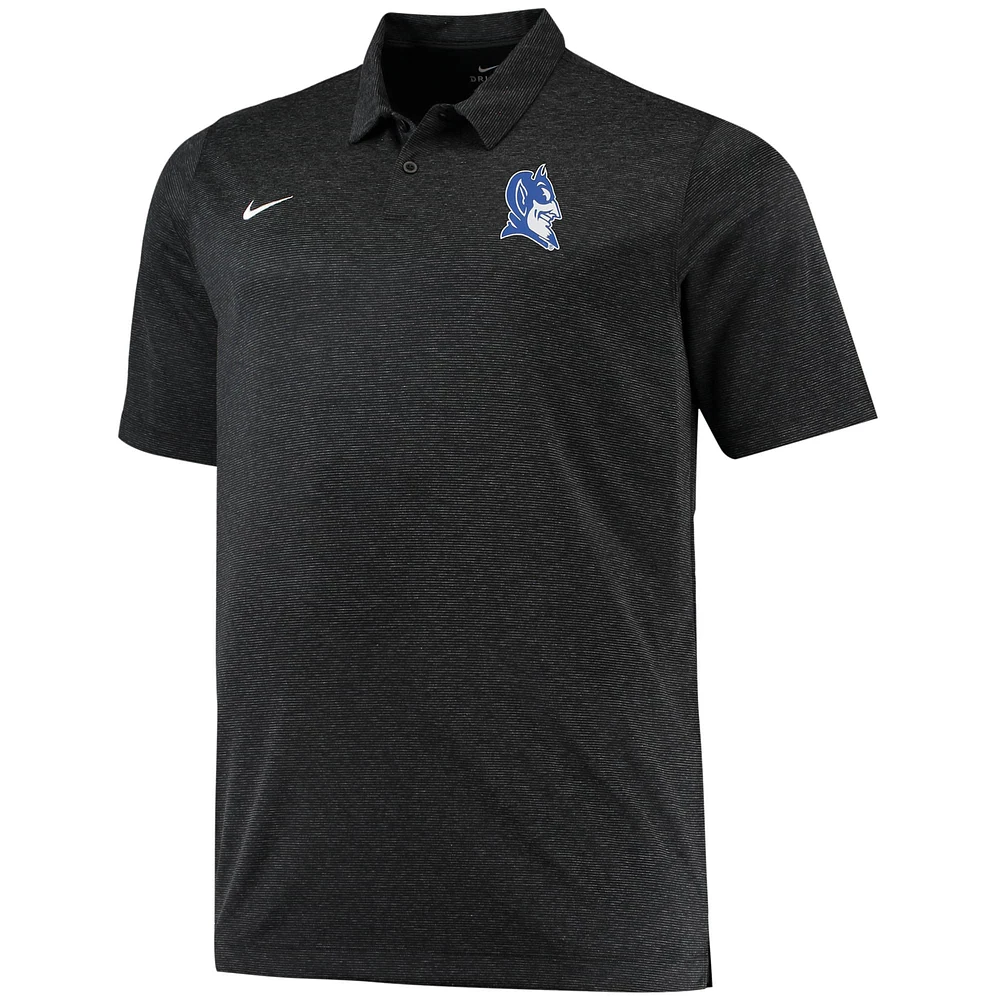 Men's Nike Heathered Black Duke Blue Devils Big & Tall Performance Polo