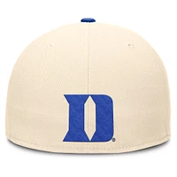 Men's Nike Natural Duke Blue Devils Primetime True Performance Fitted Hat