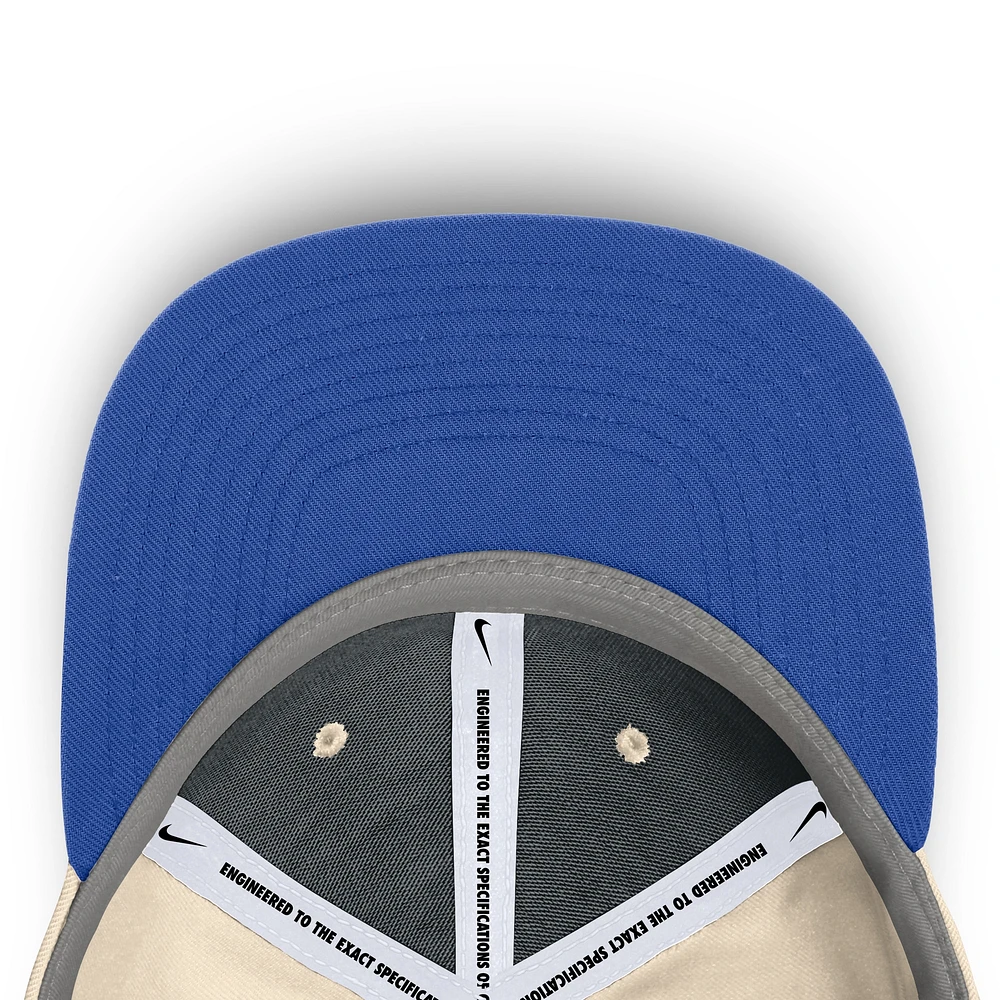 Men's Nike Natural Duke Blue Devils Primetime True Performance Fitted Hat