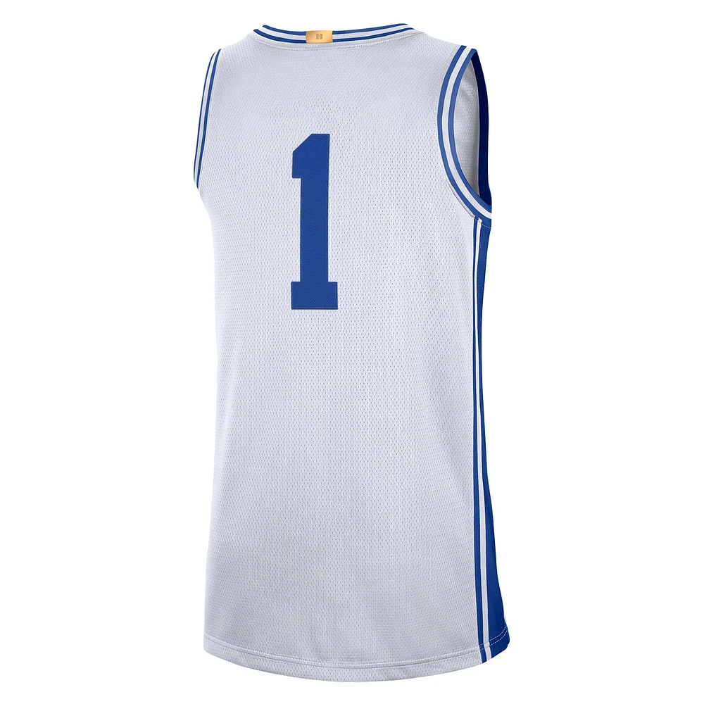 Maillot authentique Nike #1 Duke Blue Devils Limited pour homme