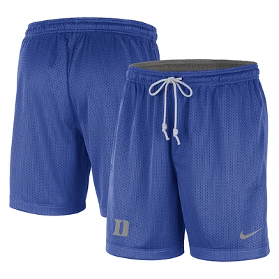 Short de performance réversible Nike Royal/Gris Duke Blue Devils pour Homme