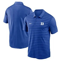 Polo Nike Royal Duke Blue Devils 2024 pour homme, tenue de performance entraîneurs en début saison