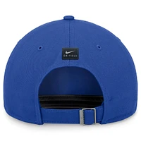 Casquette ajustable Nike Royal Duke Blue Devils 2024 On-Field Club pour homme