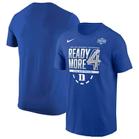 Men's Nike Royal Duke Blue Devils 2025 NCAA Basketball Tournament March Madness Final Four Regional Champions Locker Room T-Shirt
