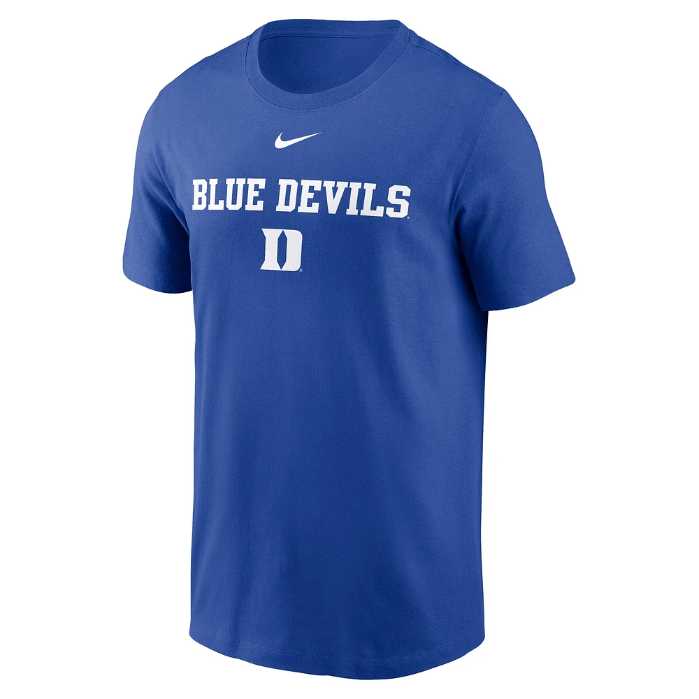 T-shirt Nike Royal Duke Blue Devils 2025 Sideline Mantra Performance pour homme