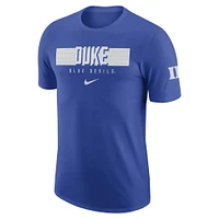 T-shirt Nike Royal Duke Blue Devils Campus Gametime pour homme