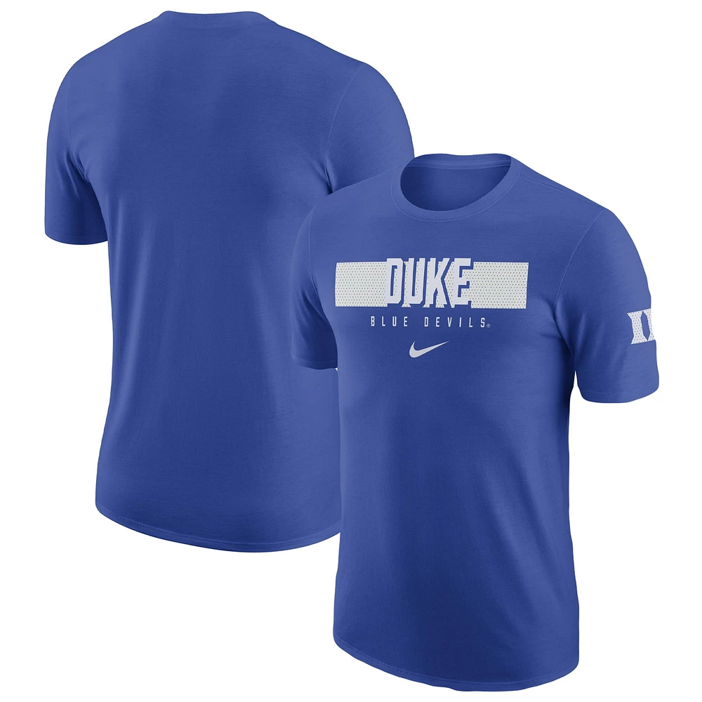 T-shirt Nike Royal Duke Blue Devils Campus Gametime pour homme