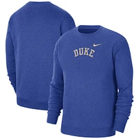 Sweat-shirt Nike Royal Duke Blue Devils Campus pour homme