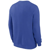 Sweat-shirt à enfiler avec logo brodé en sergé Nike Royal Duke Blue Devils Legacy Classic Tackle pour homme