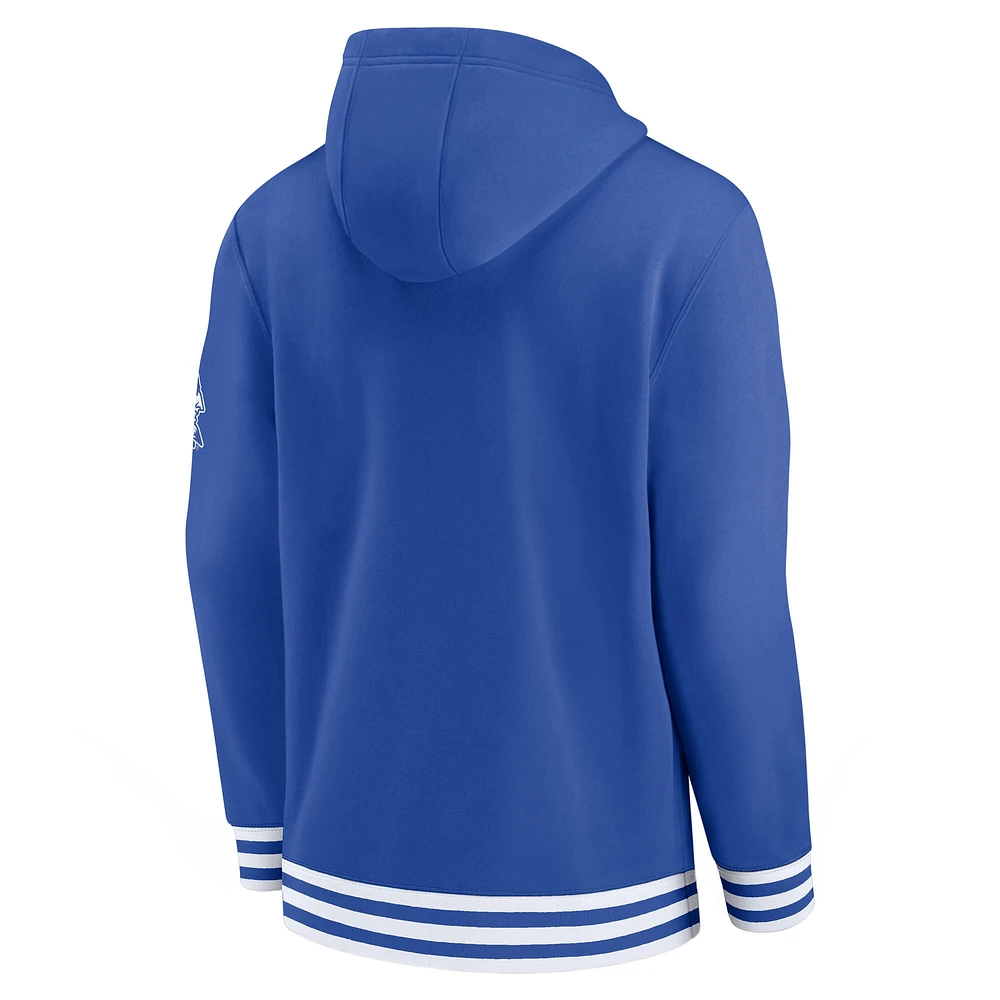 Sweat à capuche rétro Nike Royal Duke Blue Devils Legacy pour homme