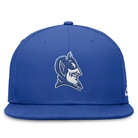 Casquette ajustée Nike Royal Duke Blue Devils Legacy True pour homme