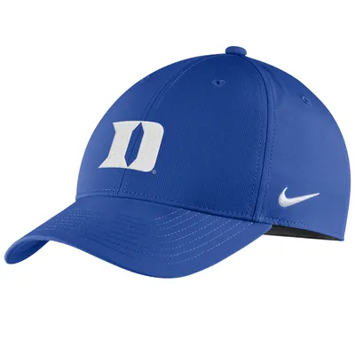 Men's Nike Black Duke Blue Devils Aerobill Performance True Fitted Hat