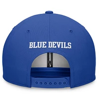 Casquette Snapback Nike Royal Duke Blue Devils On-Field Pro Bill pour homme