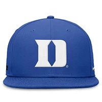 Casquette ajustée Nike Royal Duke Blue Devils On-Field Pro pour homme