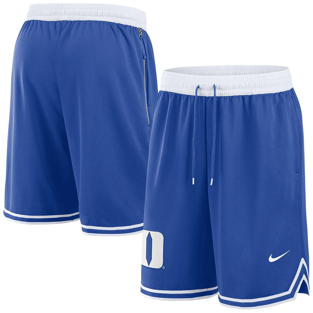 Short de basket-ball Nike Royal Duke Blue Devils Performance pour homme