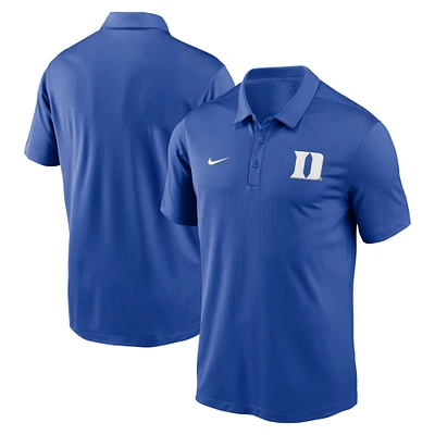 Polo Nike Royal Duke Blue Devils Primetime Franchise Performance pour homme