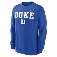 Sweat-shirt à enfiler Nike Royal Duke Blue Devils Primetime Primary Stack pour homme