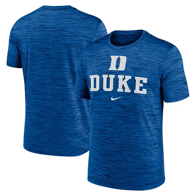 T-shirt Nike Royal Duke Blue Devils Primetime Velocity pour homme