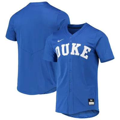 Men's Nike White North Carolina Tar Heels Replica Full-Button Baseball Jersey