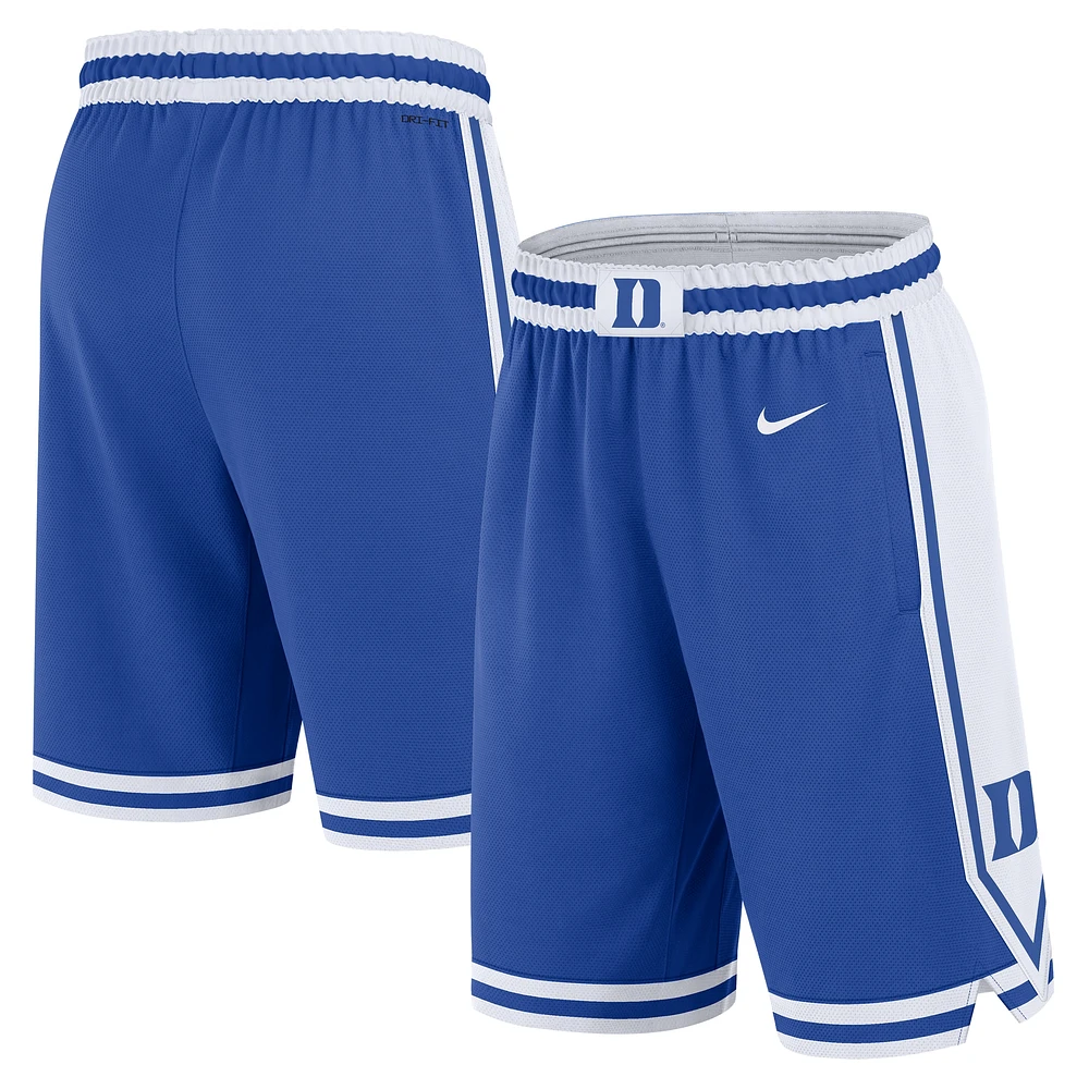 Men's Nike Royal Duke Blue Devils Road Replica Performance Shorts