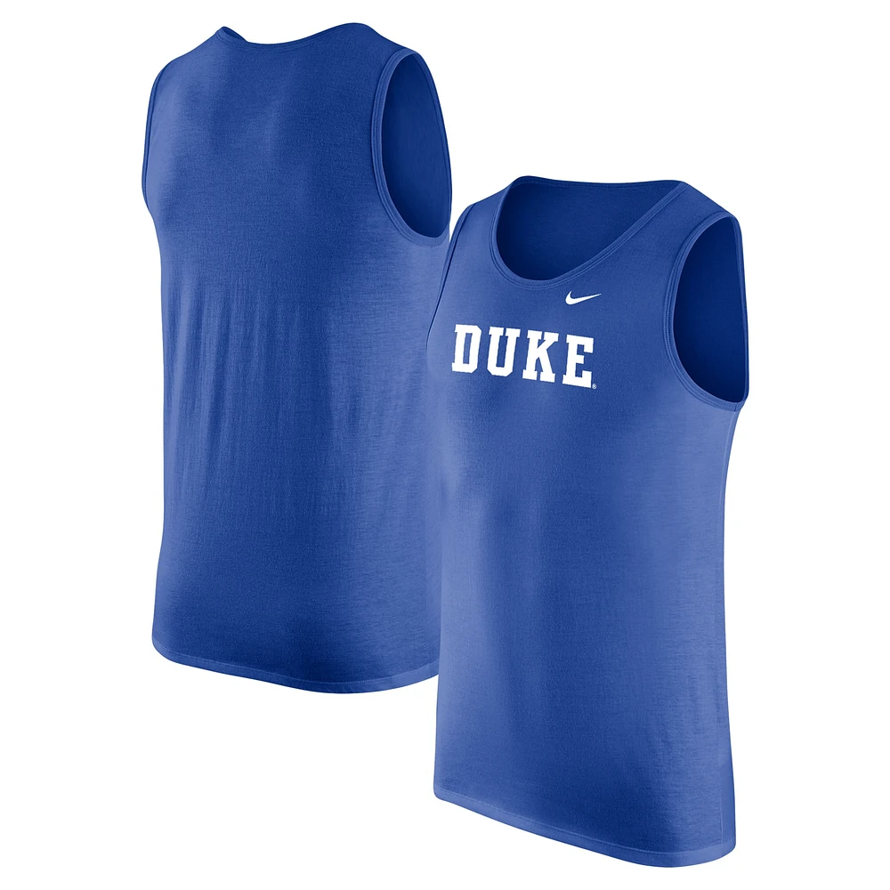 Men's Nike Royal Duke Blue Devils Tank Top