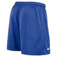 Short de performance réversible Nike Primetime pour homme, blanc/bleu royal Duke Blue Devils