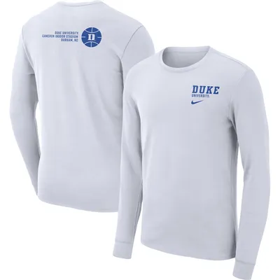 Nike Duke Blue Devils Long-Sleeve Basketball Shootaround Shirt