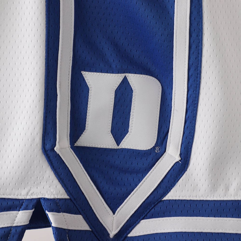 Men's Nike White Duke Blue Devils Limited Basketball Shorts