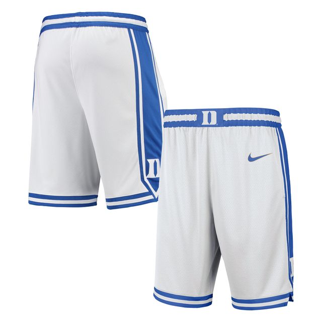 Short de basket-ball Nike Duke Blue Devils Limited pour homme, blanc