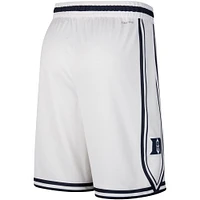 Men's Nike  White Duke Blue Devils Limited Performance Shorts