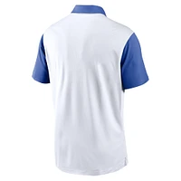 Men's Nike White Duke Blue Devils Primetime Campus Vapor Performance Polo