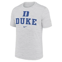 T-shirt Nike blanc Duke Blue Devils Primetime Velocity pour homme