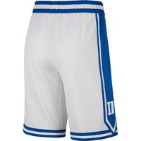 Men's Nike White Duke Blue Devils Replica Team Basketball Shorts