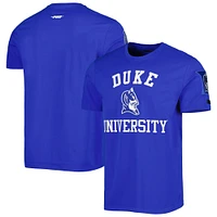 T-shirt à logo empilé Pro Standard Royal Duke Blue Devils pour homme