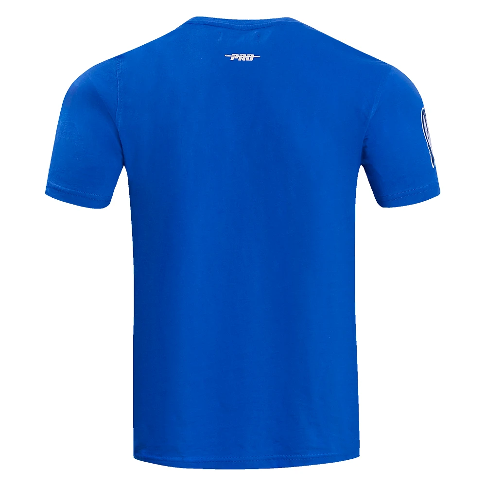 T-shirt Pro Standard Royal Duke Blue Devils Script Tail pour hommes