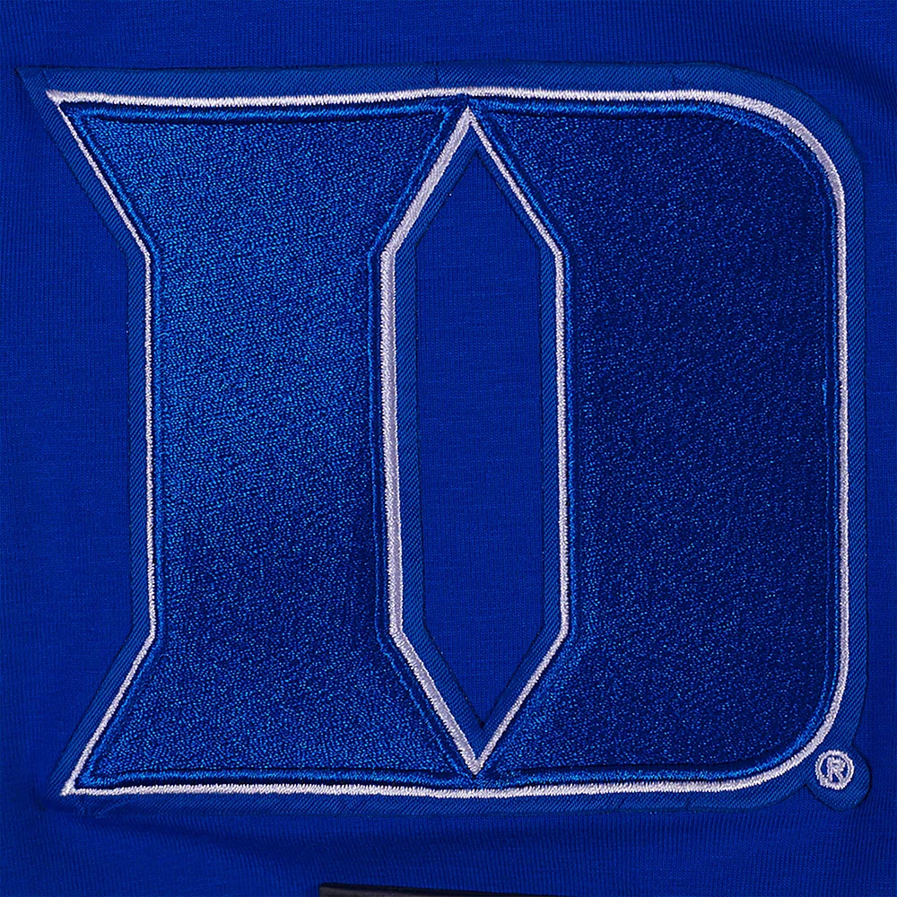 T-shirt Pro Standard Royal Duke Blue Devils Script Tail pour hommes