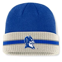 Men's Top of the World Royal Duke Blue Devils Silas Cuffed Knit Hat