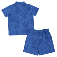 Ensemble t-shirt et short pour tout-petit Colosseum Royal Duke Blue Devils Fern Champ