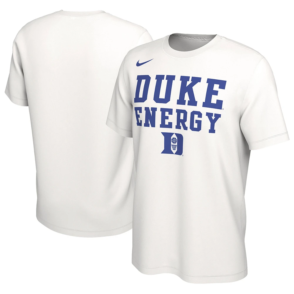 T-shirt unisexe Nike Duke Blue Devils 2024 On-Court Energy