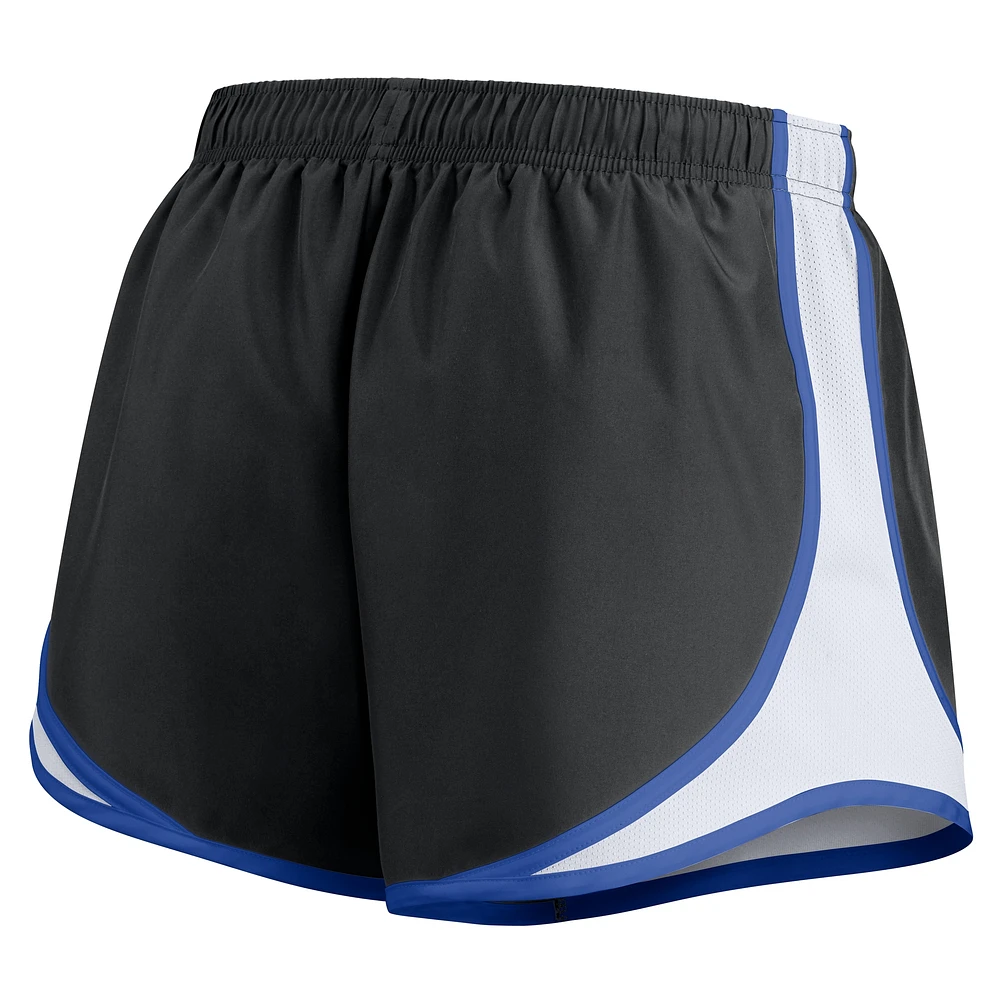 Women's Nike Black Duke Blue Devils Spring Break Tempo Performance Shorts