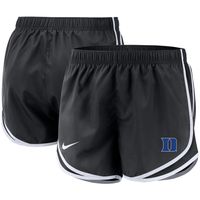 Women's Nike Black Duke Blue Devils Team Tempo Performance Shorts