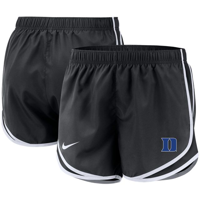 Short Nike Duke Blue Devils Team Tempo Performance pour femme Noir