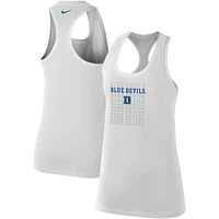 Women's Nike  Gray Duke Blue Devils Game Time Tank Top