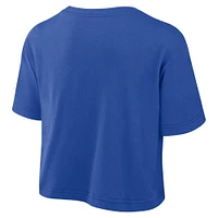 Women's Nike Royal Duke Blue Devils Athletic Prep Arch Performance Cropped T-Shirt