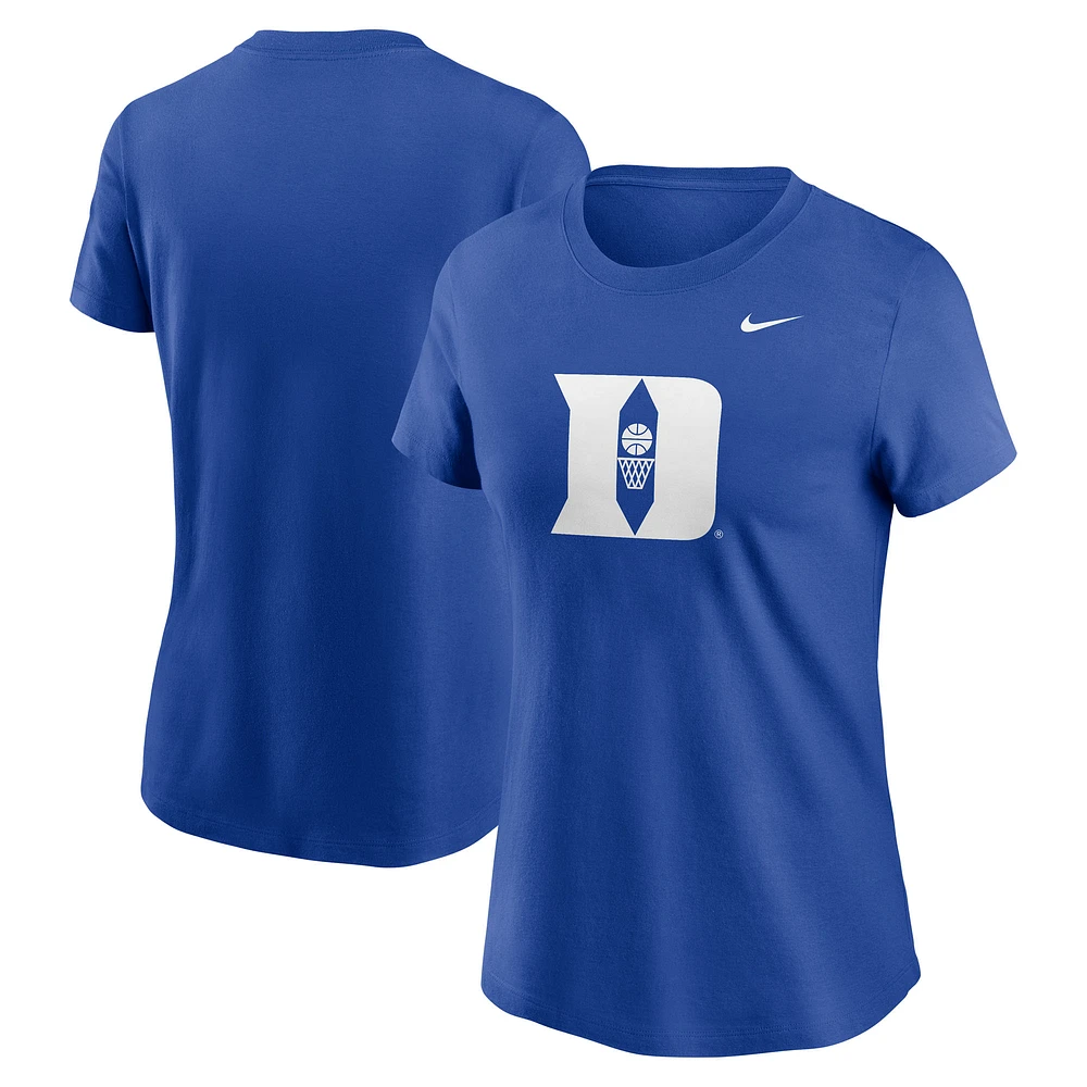 T-shirt de basket-ball Nike Royal Duke Blue Devils pour femme