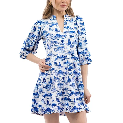 Robe Smith & Quinn Royal/White Duke Blue Devils Tailgate Tory pour femme