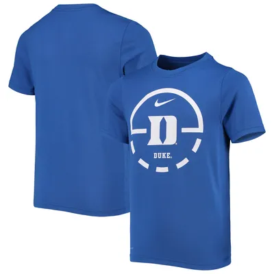 Duke Blue Devils Nike Youth Team Basketball Legend Performance T-Shirt - Royal