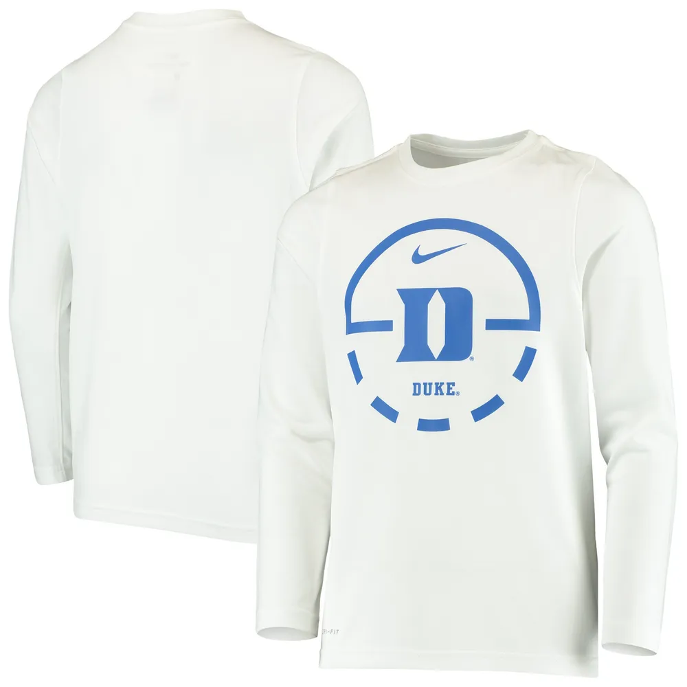 Duke Blue Devils Nike Youth Basketball and Logo Performance T-Shirt - Royal