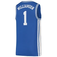 Maillot de basket-ball réplique Nike Zion Williamson Royal Duke Blue Devils pour jeune