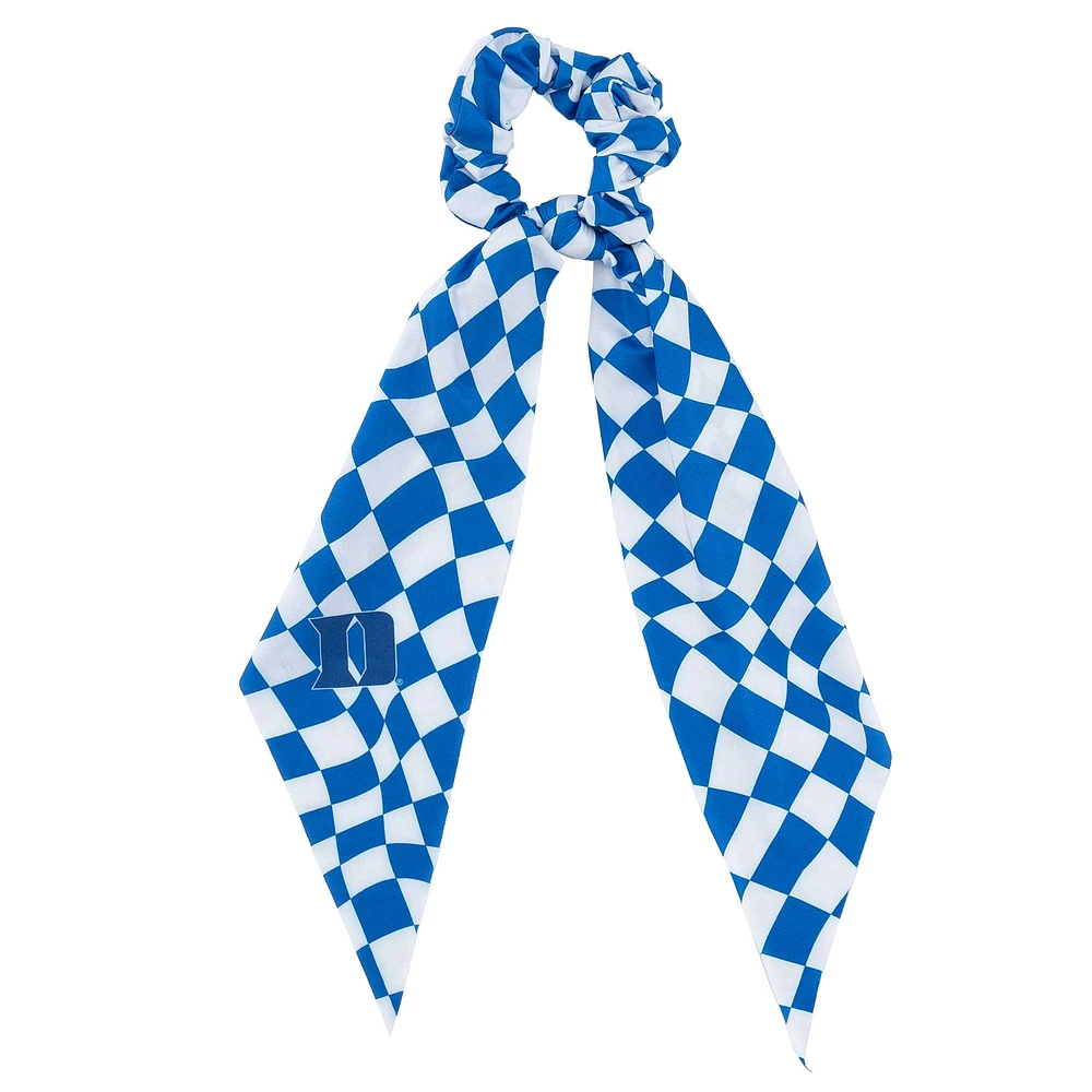 ZooZatz Duke Blue Devils Checkered Scrunchie Scarf